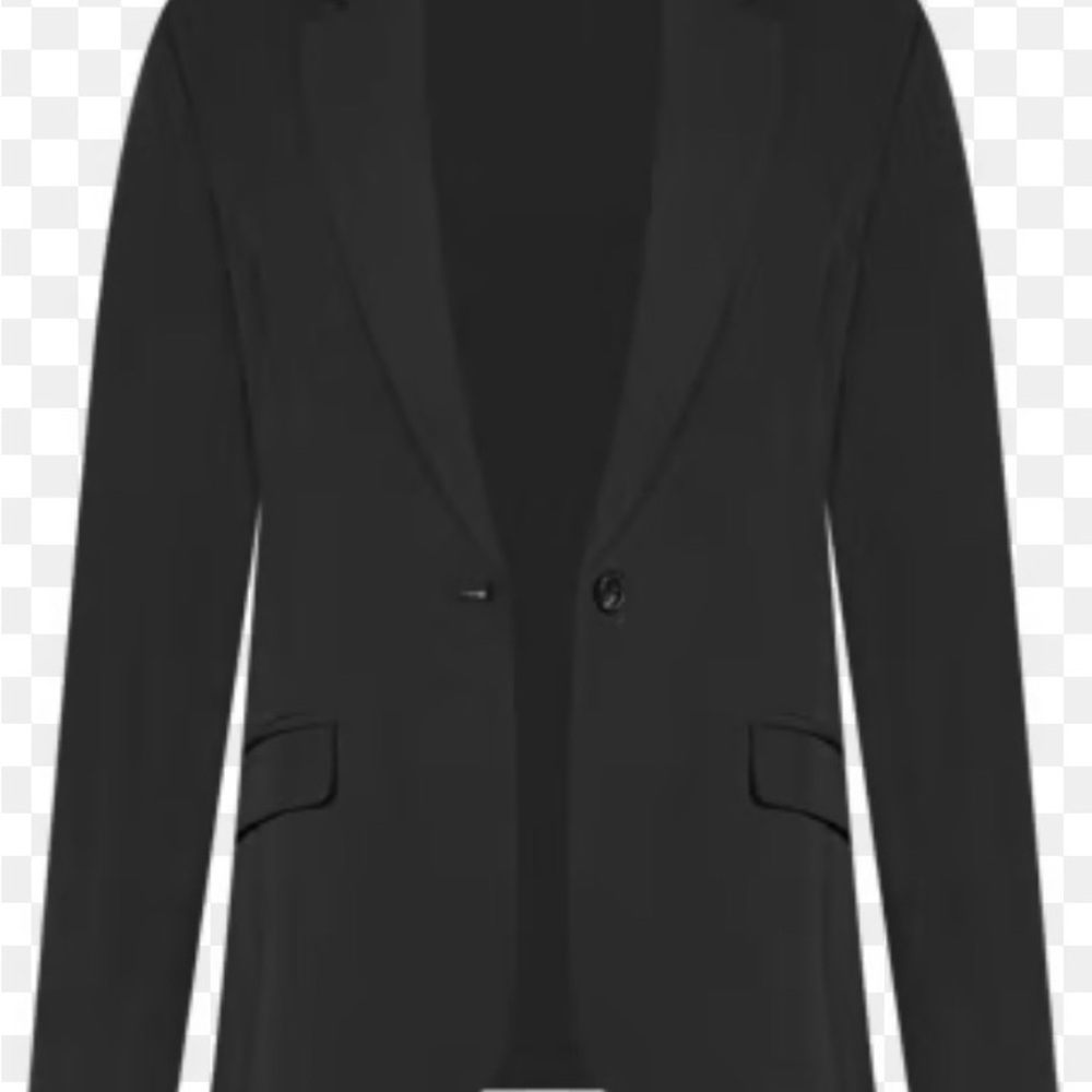 Liz Claiborne Black Women's Single-Button Tailored Blazer